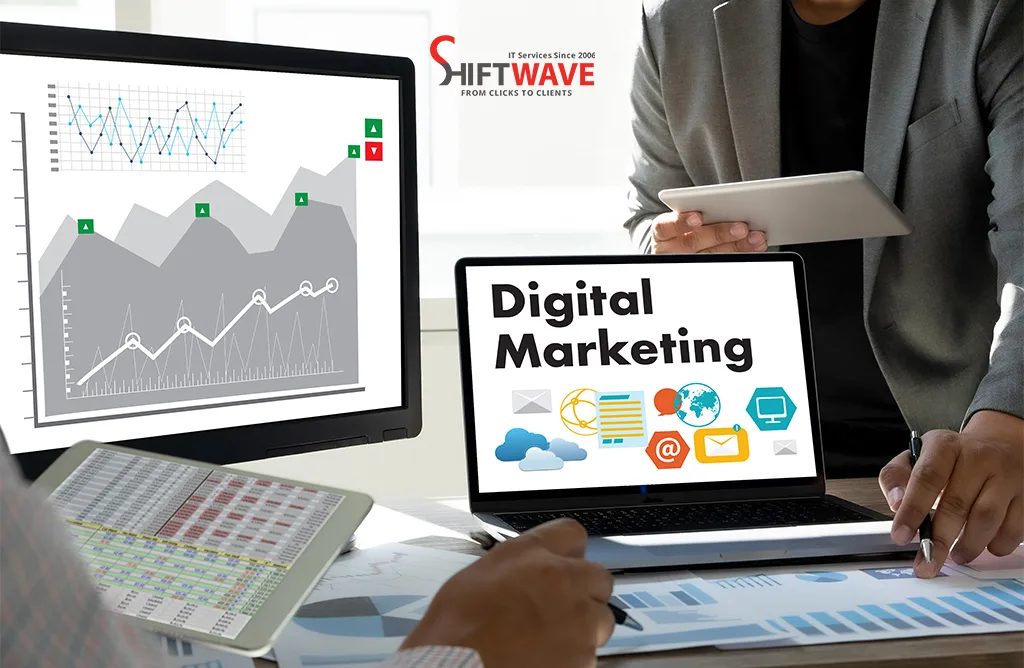 Digital Marketing Performance Dashboard with Analytics Traffic and Growth Metrics