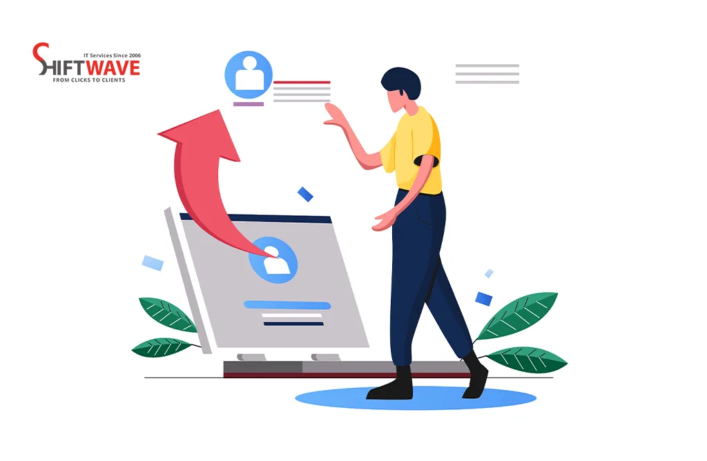 Improving Website Traffic with SEO Strategy Illustration