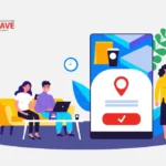 Local Digital Marketing Concept With Mobile and Location-Based Services