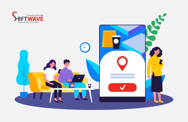 Local Digital Marketing Concept With Mobile and Location-Based Services