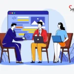 Team Discussing Website Development and Digital Marketing Strategy