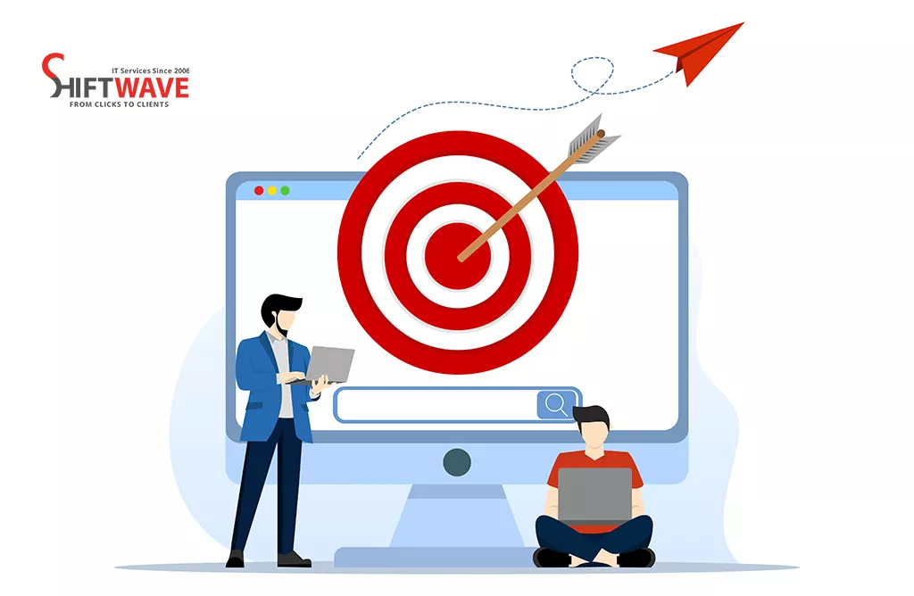 Target Audience Strategy Illustration for Business Lead Generation.