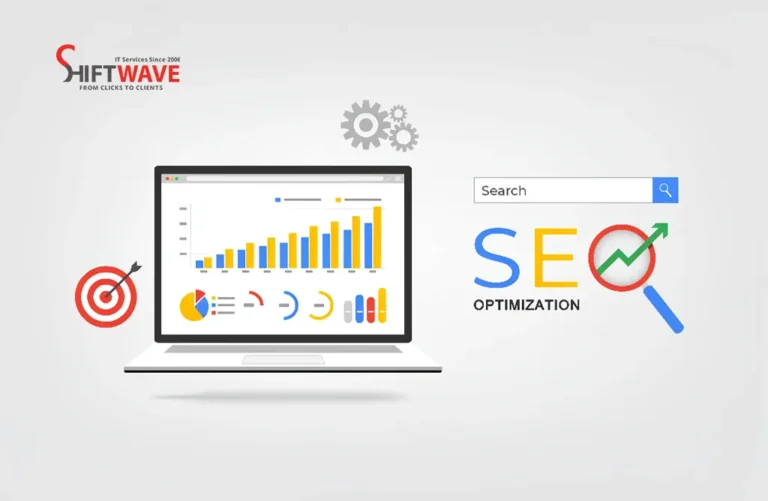 SEO Optimization Dashboard Showing Website Performance and Search Growth
