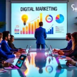 Digital Marketing Presentation With SEO And Business Growth Analytics