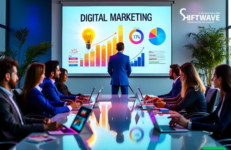 Digital Marketing Presentation With SEO And Business Growth Analytics