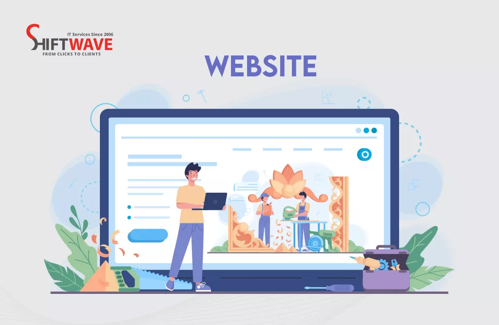 Modern Website Design And Development Concept For Digital Businesses
