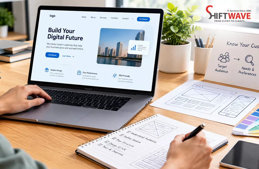 Professional Website Development Process Focused On User Experience, Responsive Design, And SEO Optimization.