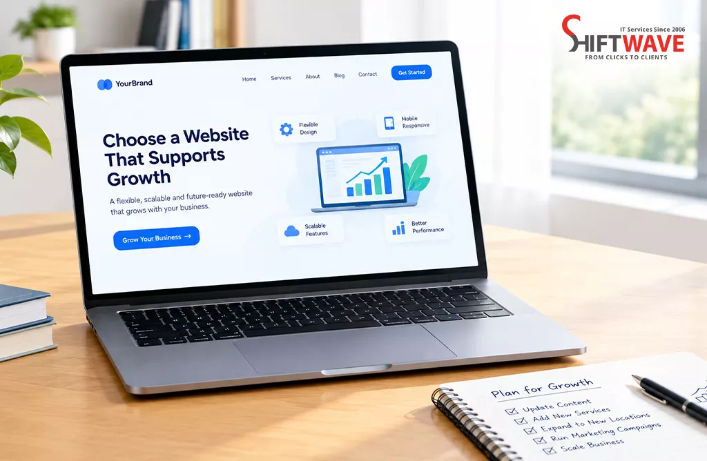 Responsive Business Website Design Showcasing Scalable Features And Online Business Growth.